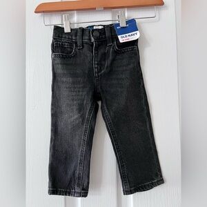 NWT Old Navy adjustable waist straight jeans Size 18-24 months real pockets